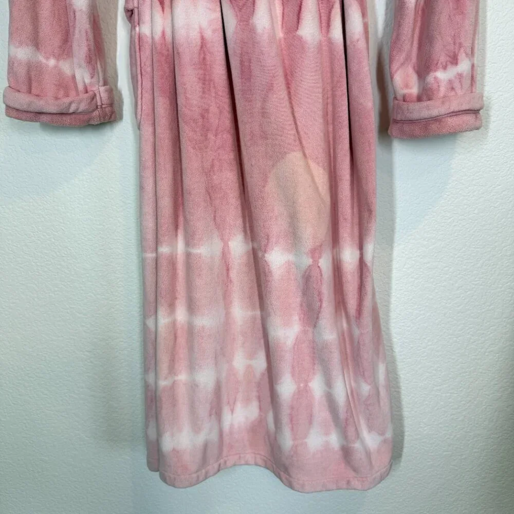 Vintage Y2K Pink Robe Skulls Medium Rhinestones Bling Rare Whimsigoth